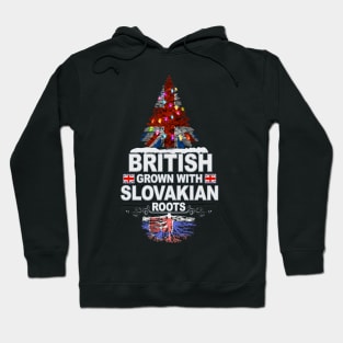 British Grown With Slovakian Roots - Gift for Slovakian With Roots From Slovakia Hoodie